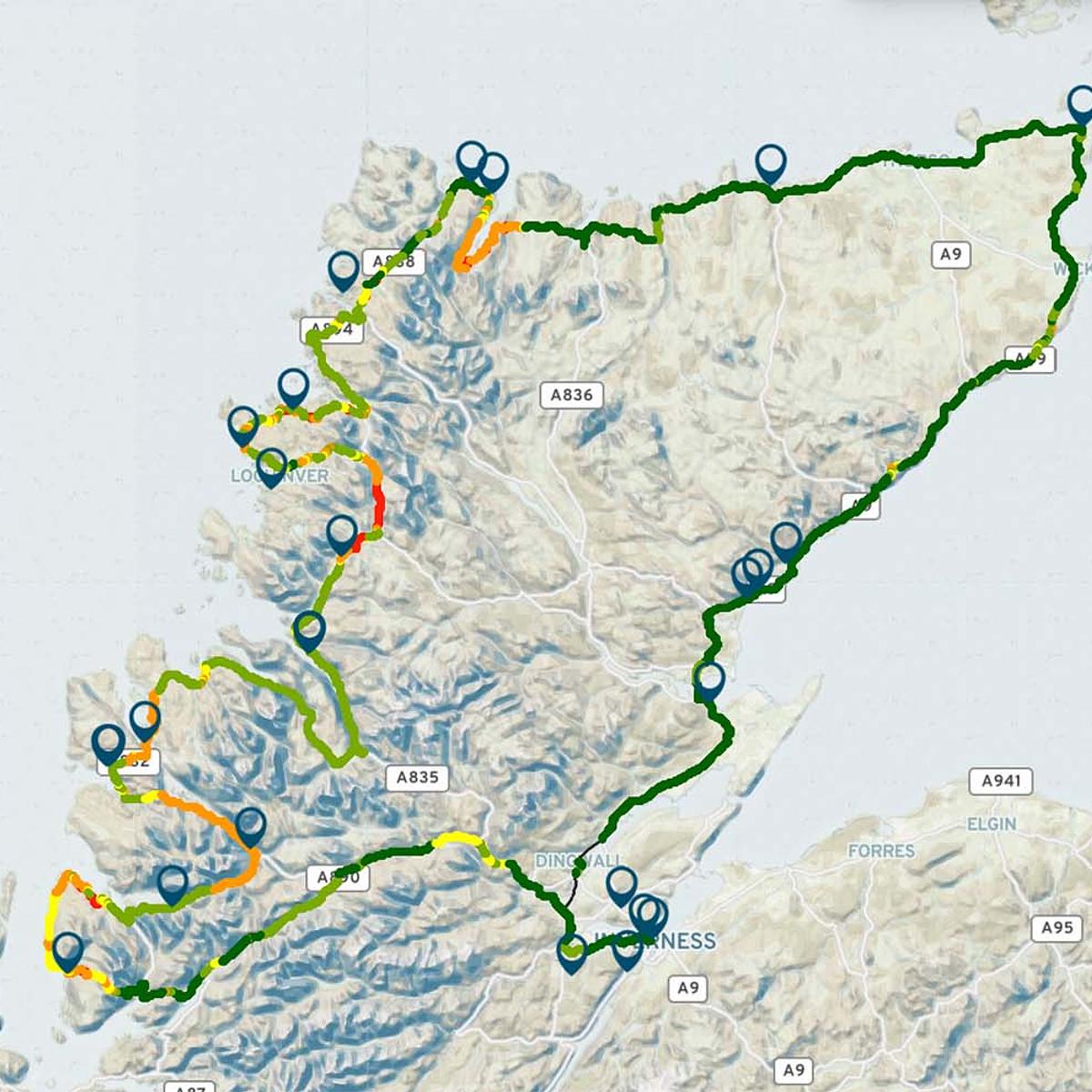 North Coast 500 Mobile Coverage Map | NC500 4G Signal - FarrPoint